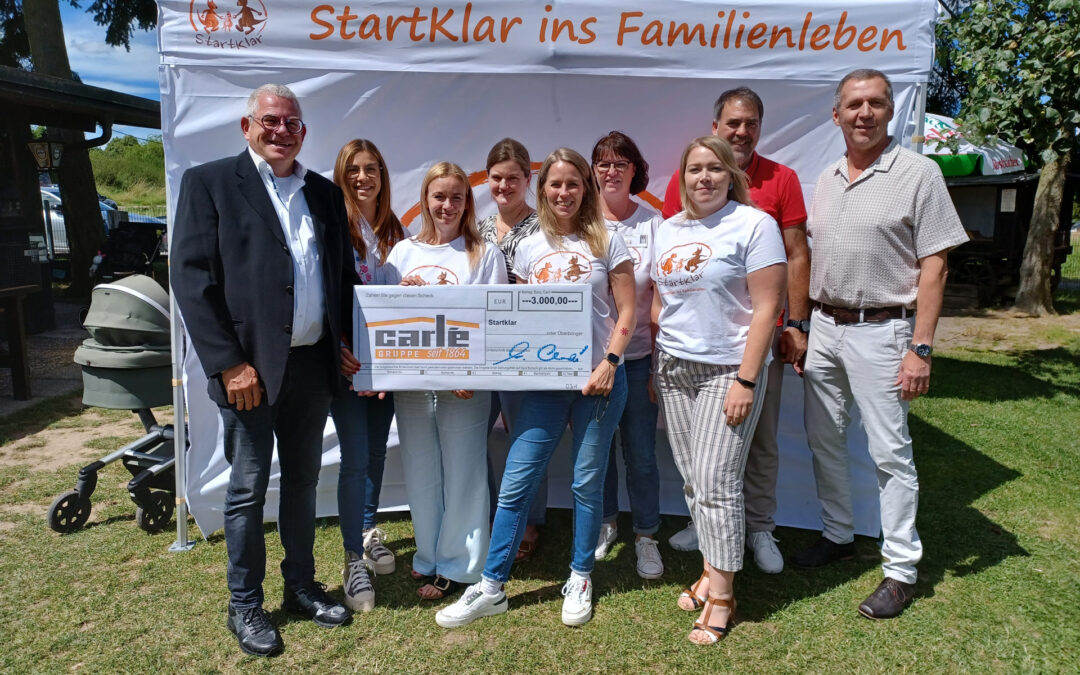 Spendenübergabe Carlé